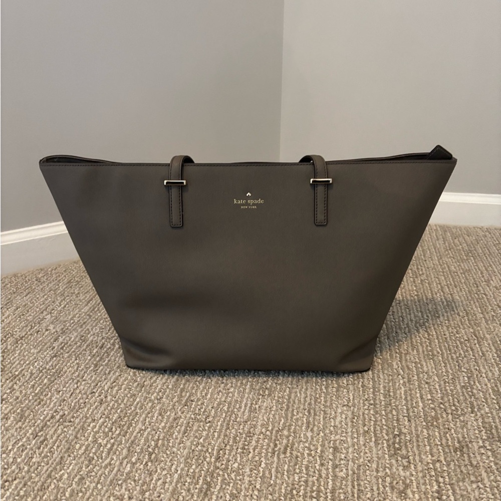 Kate Spade Grey Leather Tote